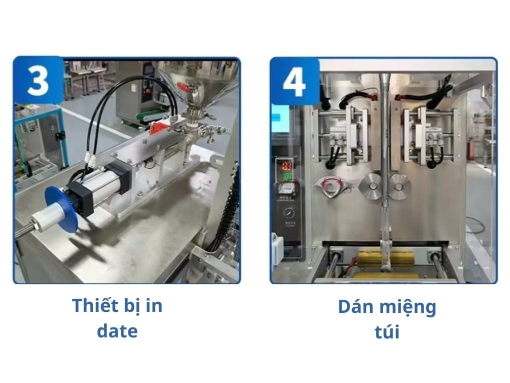 Chi tiết máy đóng gói thạch Collagen