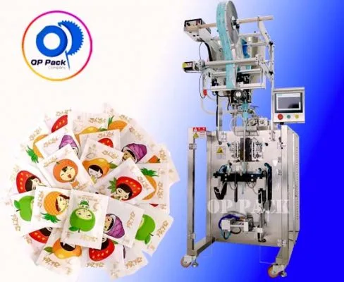 Máy đóng gói rau câu thạch là một thiết bị công nghiệp được sử dụng để tự động hóa quá trình đóng gói rau câu thạch. Rau câu thạch là một loại thực phẩm chế biến từ tảo biển và có độ đàn hồi cao, thường được làm thành các hình dạng và màu sắc khác nhau.