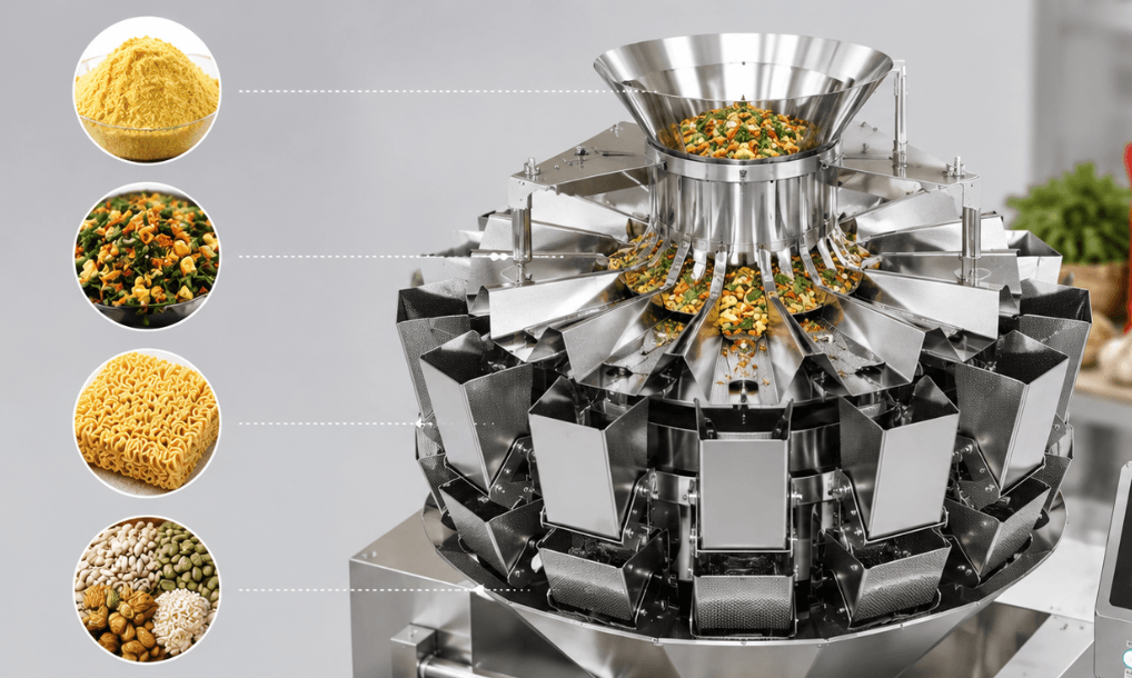 Cân định lượng nguyên liệu
