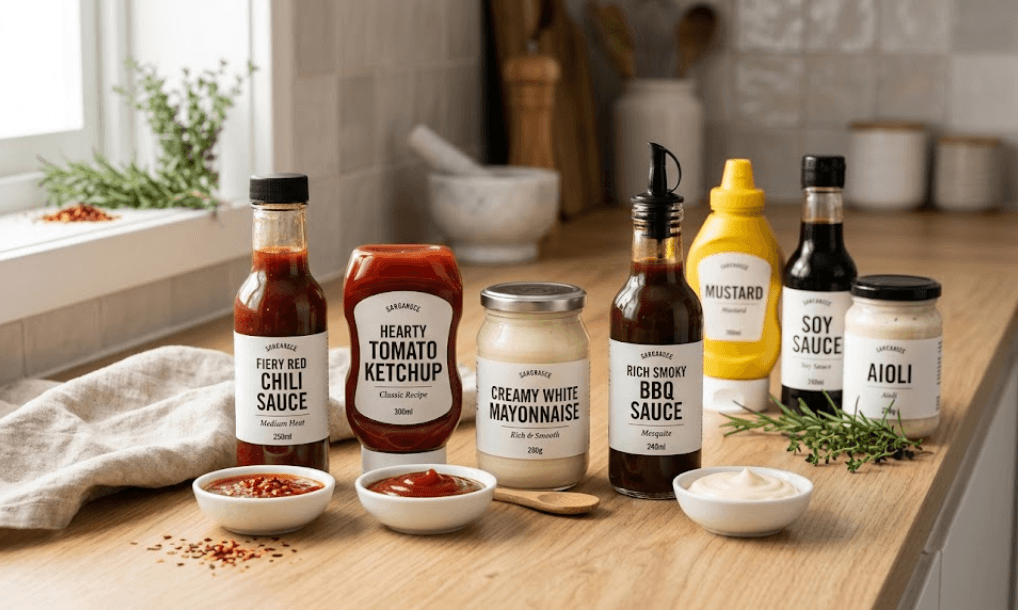 Các loại nước sốt phổ biến