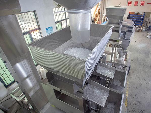 Hệ thống cân định lượng đá viên